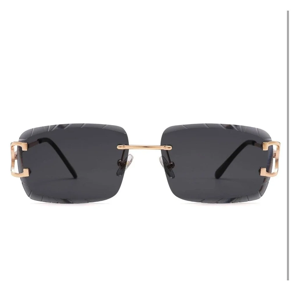 Rectangle Sunglasses Men Fashion Vintage Driving Shades Aviator Festival‎ Casual